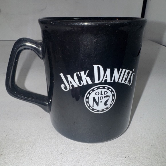 Jack Daniels Coffee Mug Black Old No. 7 Ceramic Barware Cup - Picture 1 of 3